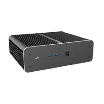 Akasa Euler CMX Mini-ITX bezventilátorová PC skriňa A-ITX61-S1B – čierna, Mini skriňa pre pasívne chladené systémy