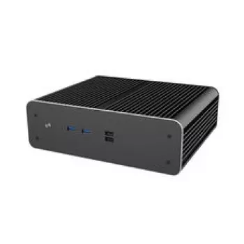Akasa Euler CMX Mini-ITX bezventilátorová PC skriňa A-ITX61-S1B – čierna, Mini skriňa pre pasívne chladené systémy