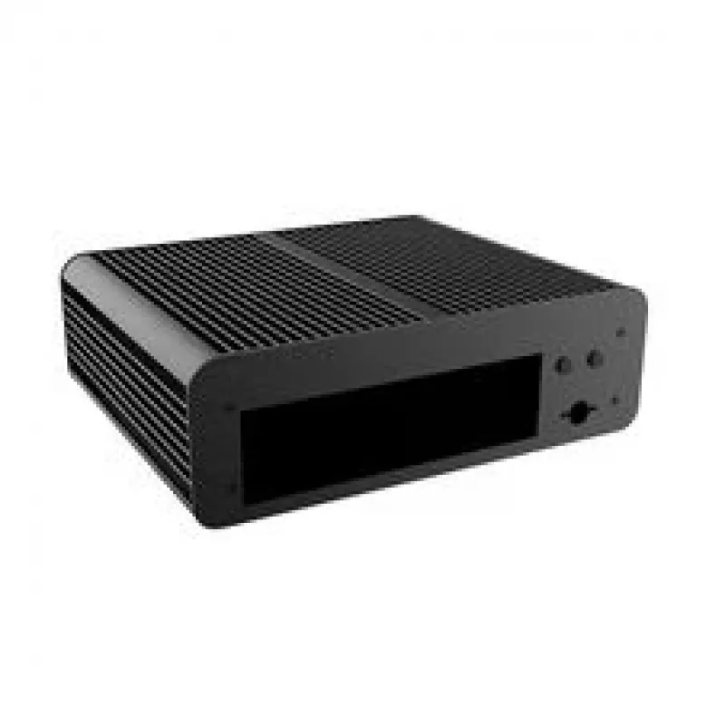 Akasa Euler CMX Mini-ITX bezventilátorová PC skriňa A-ITX61-S1B – čierna, Mini skriňa pre pasívne chladené systémy