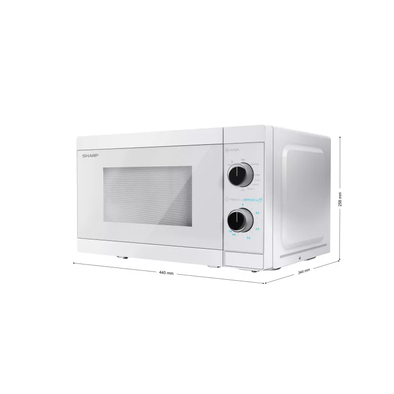 Grilovacia mikrovlnná rúra Sharp YC-MG01E-C, 800 W, 20 L