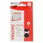 VELCRO suché zipsy samolepiace, háčik & slučka 16mm x 16 sád čierny