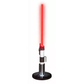 Stolná lampa Ukonic 14364 čierna biela červené svetlo 597 mm výška