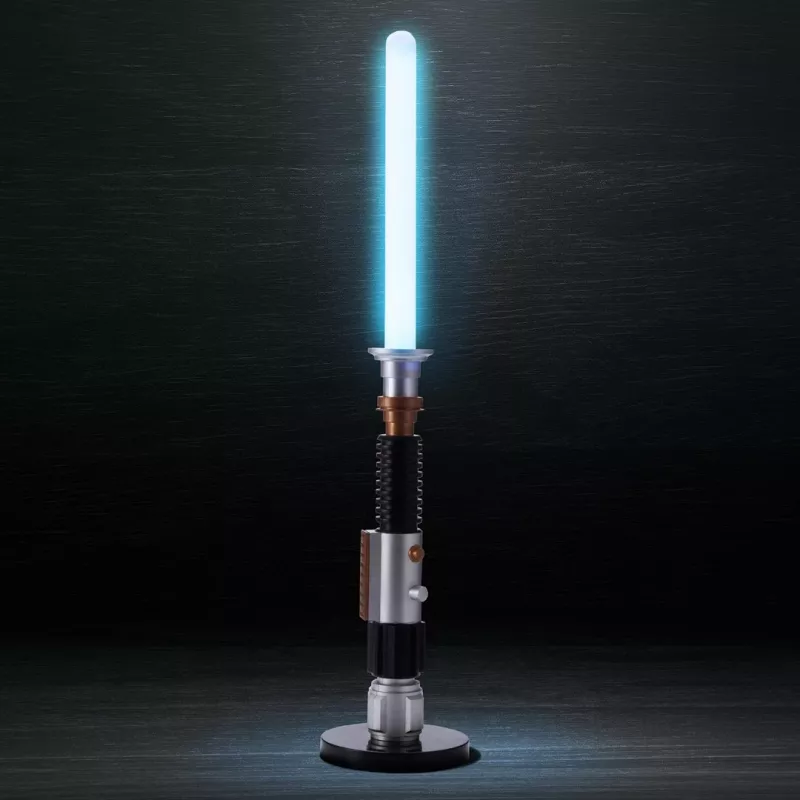 Stolná lampa Ukonic 16987 čierna meď sivá biela modré svetlo 595mm