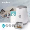Nedis WIFIPET10CWT Automatický dávkovač krmiva pre domáce zvieratá 3,7 L Wi-Fi
