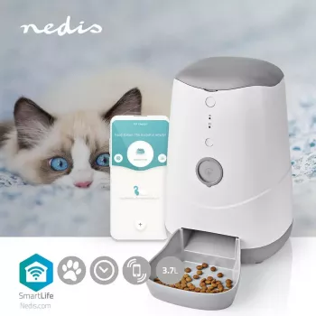 Nedis WIFIPET10CWT kŕmidlo pre domáce zvieratá 3,7 L Wi-Fi