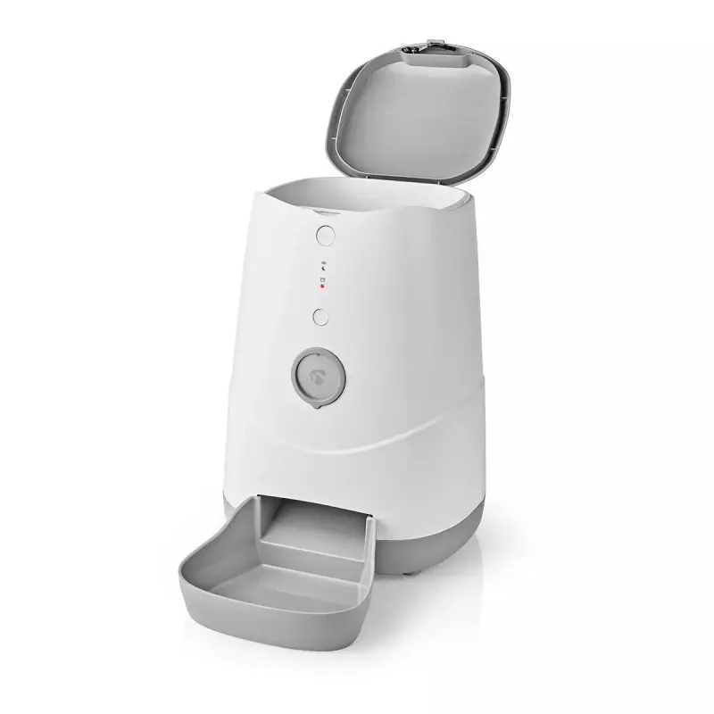 Nedis WIFIPET10CWT Automatický dávkovač krmiva pre domáce zvieratá 3,7 L Wi-Fi