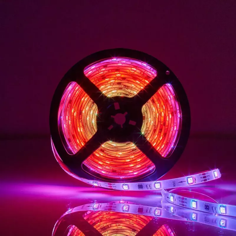 Smart Strip Light Nedis WIFILS51CRGB – Wi‑Fi, RGB, 24 W, 1 m kábel, šírka 12 mm