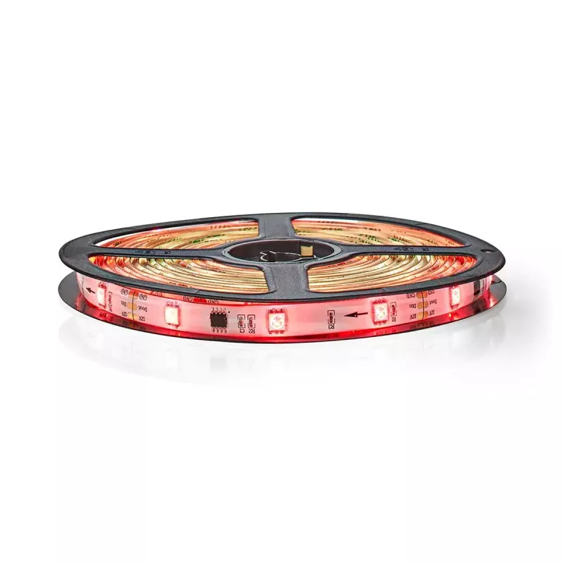 Smart Strip Light Nedis WIFILS51CRGB – Wi‑Fi, RGB, 24 W, 1 m kábel, šírka 12 mm