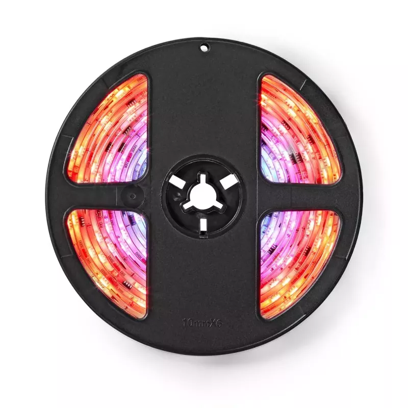 Smart Strip Light Nedis WIFILS51CRGB – Wi‑Fi, RGB, 24 W, 1 m kábel, šírka 12 mm