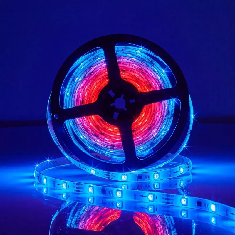 Smart Strip Light Nedis WIFILS51CRGB – Wi‑Fi, RGB, 24 W, 1 m kábel, šírka 12 mm