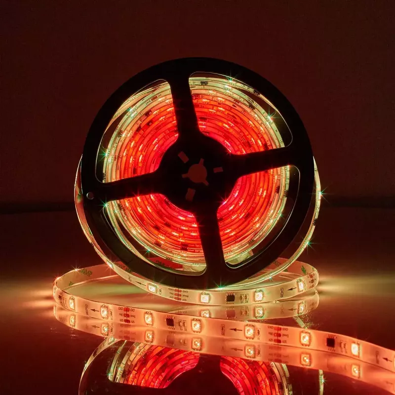 Smart Strip Light Nedis WIFILS51CRGB – Wi‑Fi, RGB, 24 W, 1 m kábel, šírka 12 mm