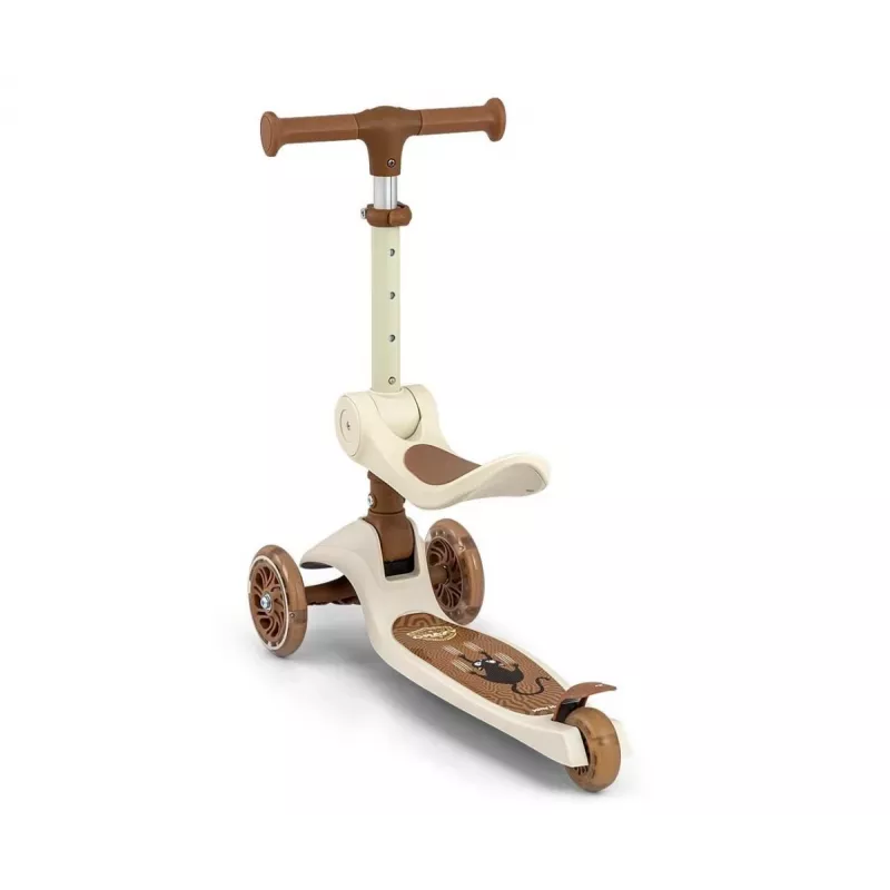 Kolobežka milly mally Milly Mally Scooter Fuzzy Classic — detská kolobežka, béžová