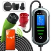 Nástenná nabíjačka pre elektromobil QOLTEC 7 kW 230V CEE 32A s Wi‑Fi a LCD (model 52721)