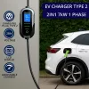 Nástenná nabíjačka pre elektromobil QOLTEC 7 kW 230V CEE 32A s Wi‑Fi a LCD (model 52721)