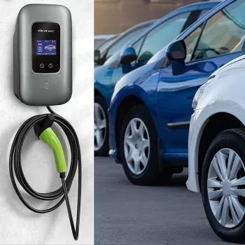 Nabíjacia stanica pre EV QOLTEC 3-fázová 22 kW 32 A s WLAN (model 52723)