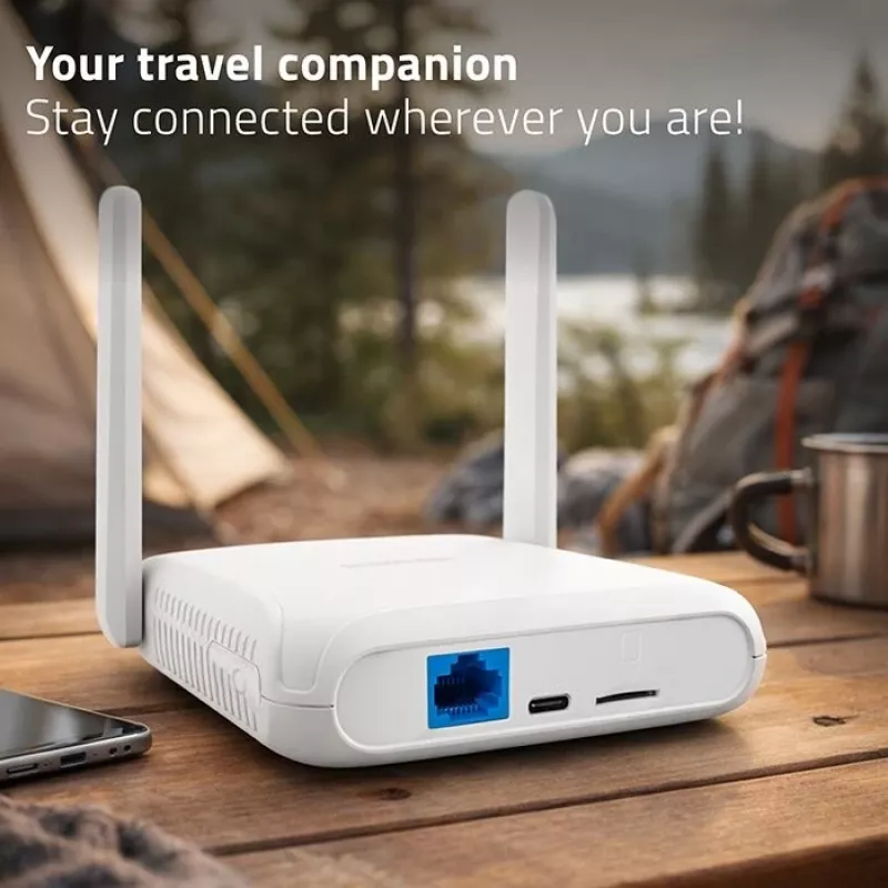 Router QOLTEC 56980 – 4G LTE mobilný router s Wi‑Fi 6