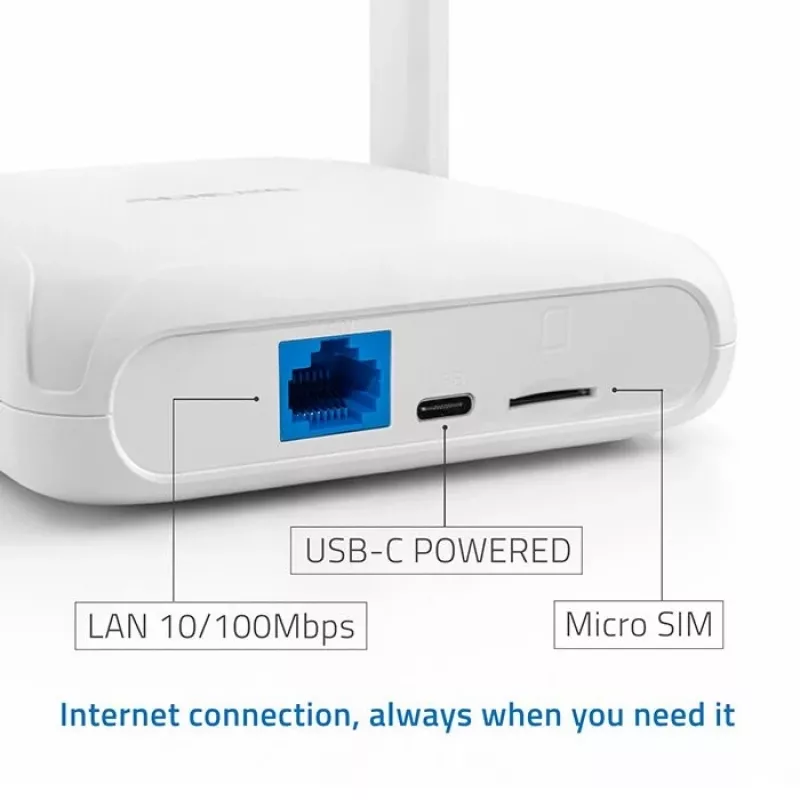 Router QOLTEC 56980 – 4G LTE mobilný router s Wi‑Fi 6
