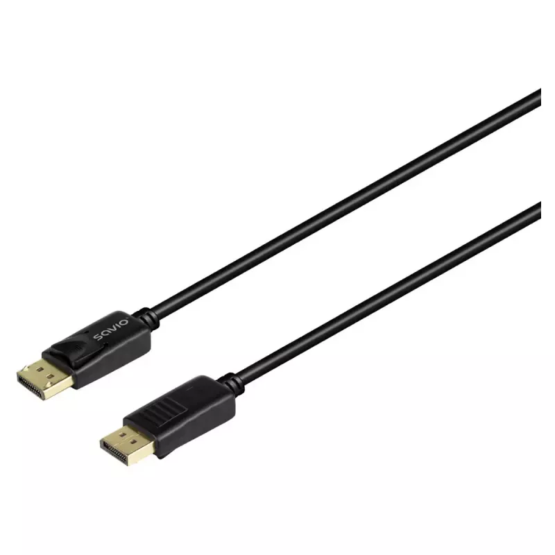 DisplayPort kábel SAVIO CL-204 v1.4 1 m, kompatibilita s DP 1.4