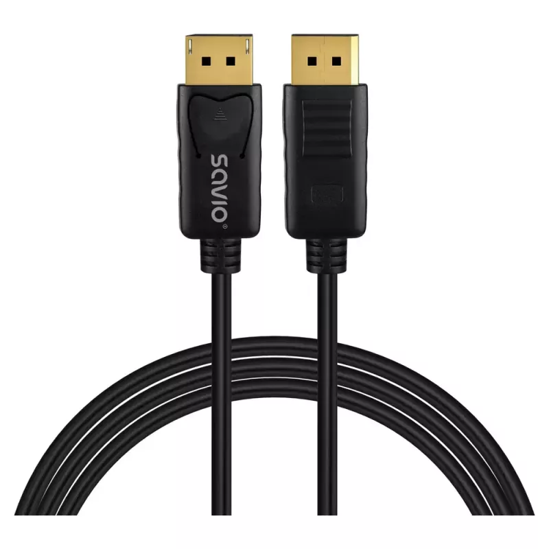 DisplayPort kábel SAVIO CL-204 v1.4 1 m, kompatibilita s DP 1.4