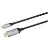 USB-C na DisplayPort kábel SAVIO CL-208 (DisplayPort 1.2, 2 m)