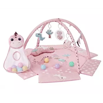 Vzdelávacia hracia podložka Dino Pink TinyMini ružová