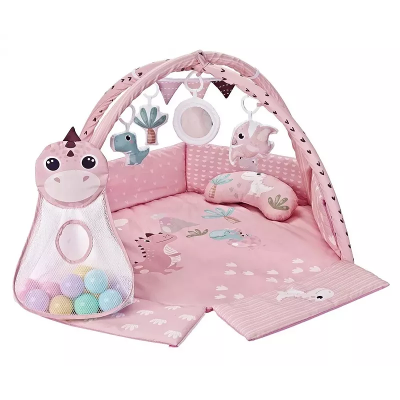 Vzdelávacia hracia podložka Dino Pink TinyMini ružová