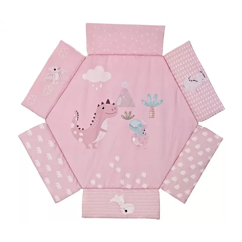Vzdelávacia hracia podložka Dino Pink TinyMini ružová
