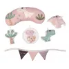 Vzdelávacia hracia podložka Dino Pink TinyMini ružová
