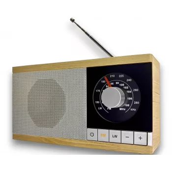 Rádio Krystyna drevené puzdro