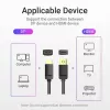 Kábel DP na HDMI 2M/SCHWARZ Hadbh Vention