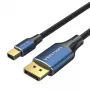 Kábel Mini DP na DP 2M/BLAU Hcflh Vention