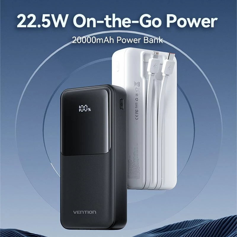 Powerbank USB 20000MAH 22.5W/WEISS FHPW0 Vention