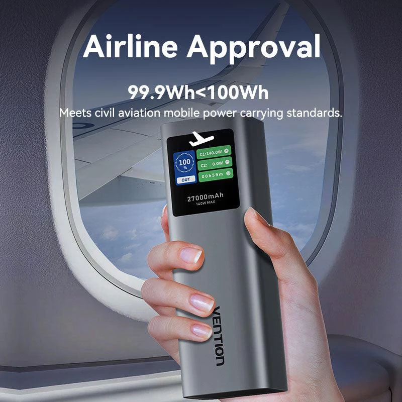 Powerbanka USB 27000MAH 140W/FKEH0 Vention