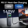 Powerbanka USB 27000MAH 140W/FKEH0 Vention