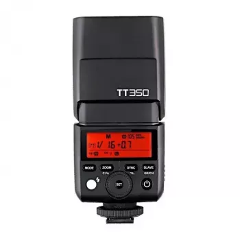 Kompaktný blesk Godox TT350P 2,2 s doba recyklácie AA batéria