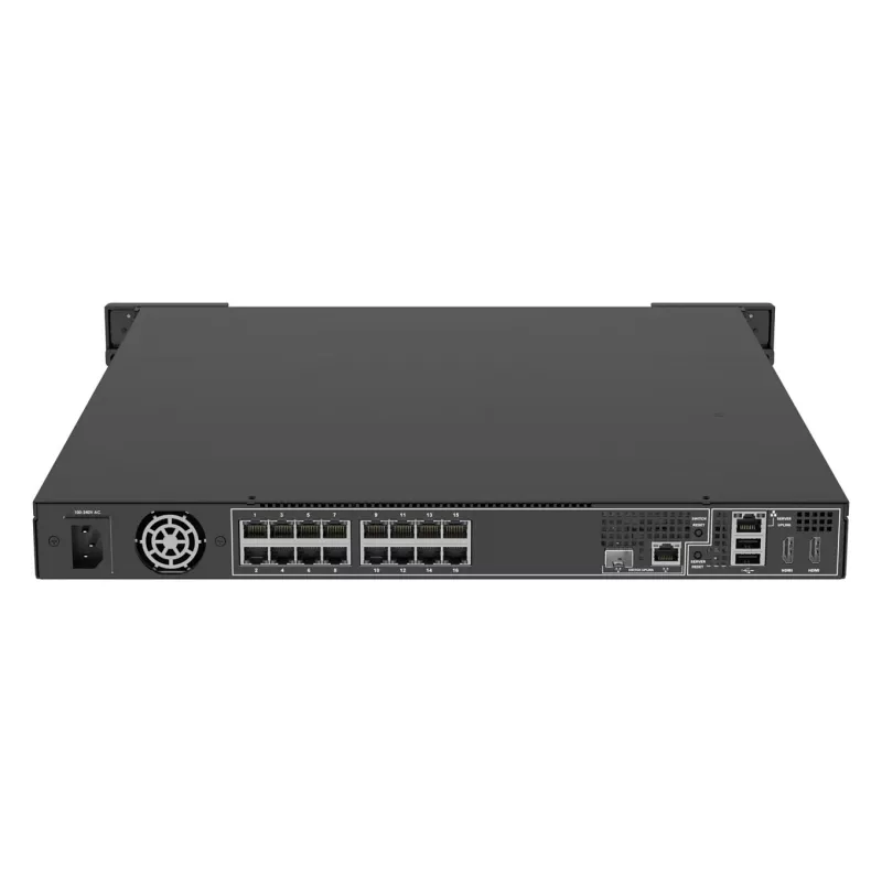 Network Video Recorder AXIS S2216 Mk II 16-kanálový, 4 TB HDD, 256 GB SSD, RAID 0/1/10, FIPS 140-2 L2, 1U, čierny