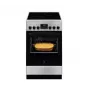 Voľne stojaci sporák Electrolux LKR540266X — 4-zónová sklokeramická varná doska, elektrická rúra 57 l, nerez, energetická trieda A, 50 cm