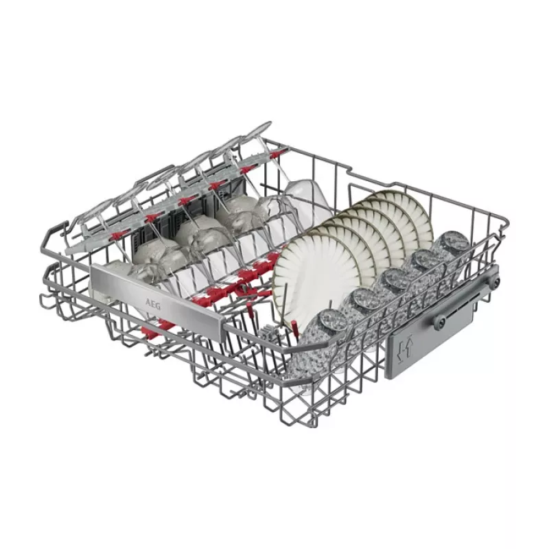 Podstavná umývačka riadu AEG GU8200A2SGM — 14 súprav riadu, energetická trieda A, 40 dB, 8,4 l/cyklus