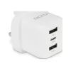 Dicota napájací zdroj - kompaktný, notebook - 32 watt - 3 A - 3 výstupné porty (USB-C, 2 x USB)