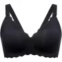 Momcozy YN46 (M) | Bezšvová kvetinová podprsenka na dojčenie push-up | čierna Floral