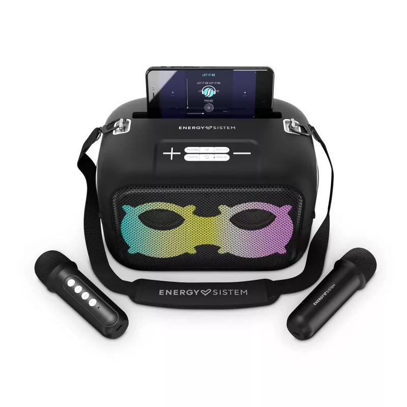 Prenosný stereo reproduktor Energy Sistem KaraokeStar čierny