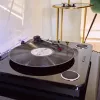 Remienkový audio gramofón Energy Sistem BlackSpin čierny transparentný 33 45 78 ot./min