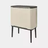 Brabantia Bo Touch Bin 33 L 3 koše béžová šírka 540 mm hĺbka 312 mm výška 680 mm