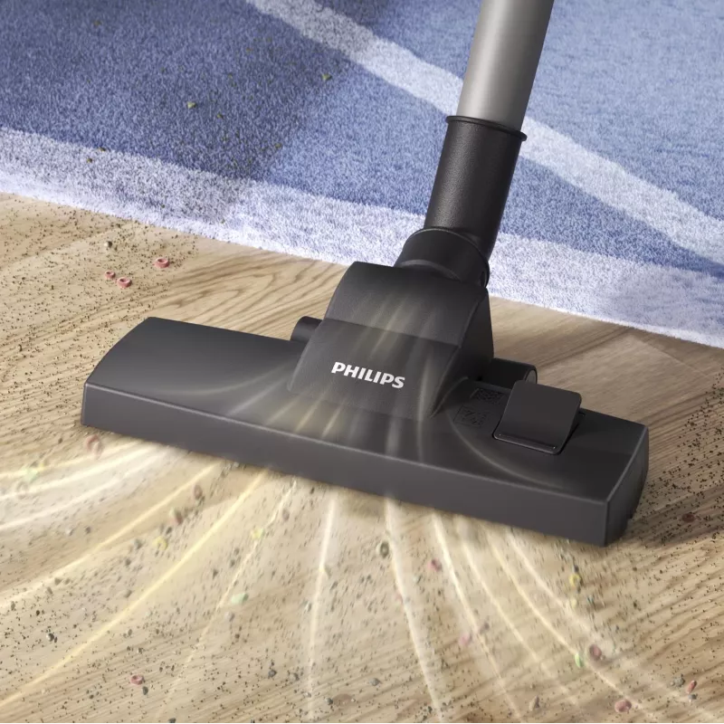 Podlahový vysávač Philips XD2142/12 — 850 W, 3 L vrecko na prach, HEPA filter, suché čistenie