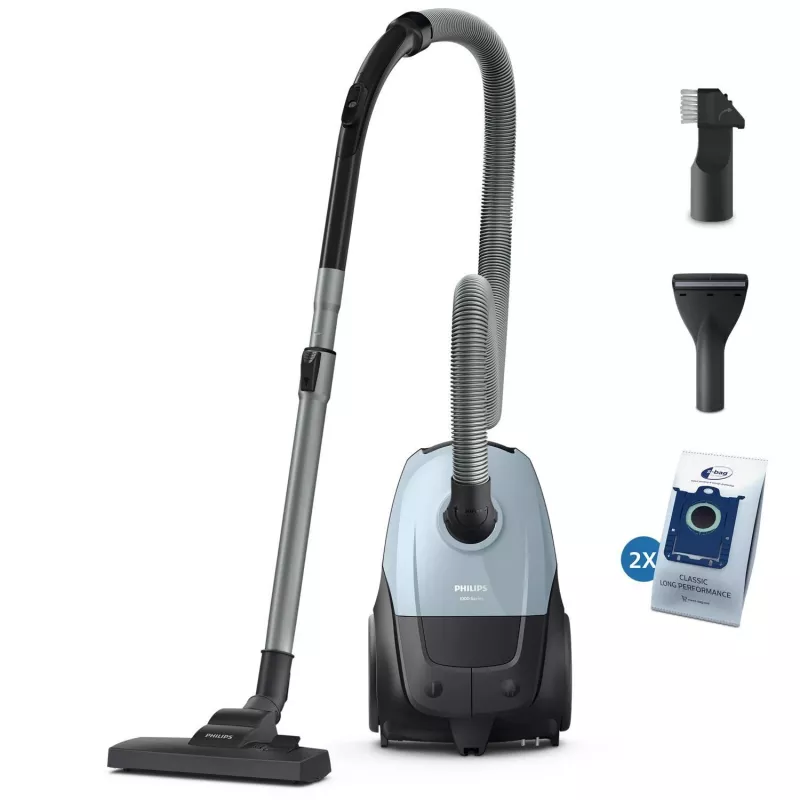 Podlahový vysávač Philips 2000 series XD1142/10 — 800 W, 3 L vrecko na prach, HEPA filter, suché čistenie