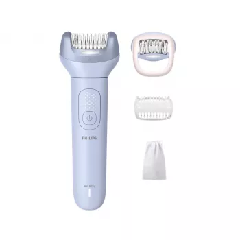 Epilátor Philips 8000 Series BRE708/00 — bezdrôtový mokrý & suchý, 32 pinzet, 2 rýchlosti, modrý