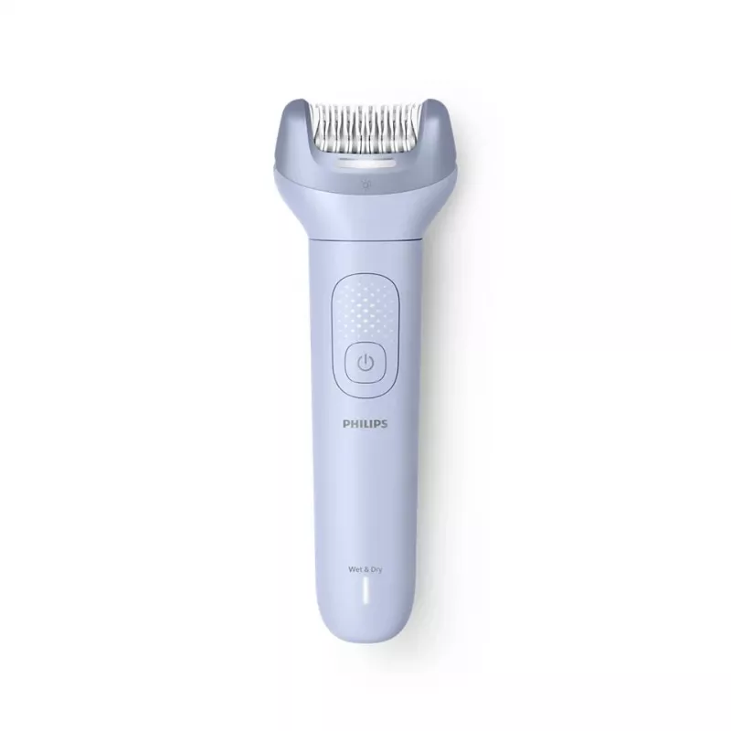 Epilátor Philips 8000 Series BRE708/00 — bezdrôtový mokrý & suchý, 32 pinzet, 2 rýchlosti, modrý