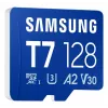MicroSDXC pamäťová karta Samsung T7 128 GB UHS-I U3 V30 170 MB/s modrá