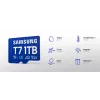 MicroSDXC pamäťová karta Samsung T7 128 GB UHS-I U3 V30 170 MB/s modrá