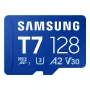 MicroSDXC pamäťová karta Samsung T7 128 GB UHS-I U3 V30 170 MB/s modrá